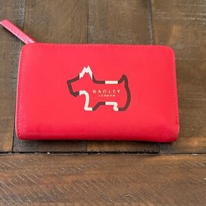 Radley London Red Dog Motif Wallet